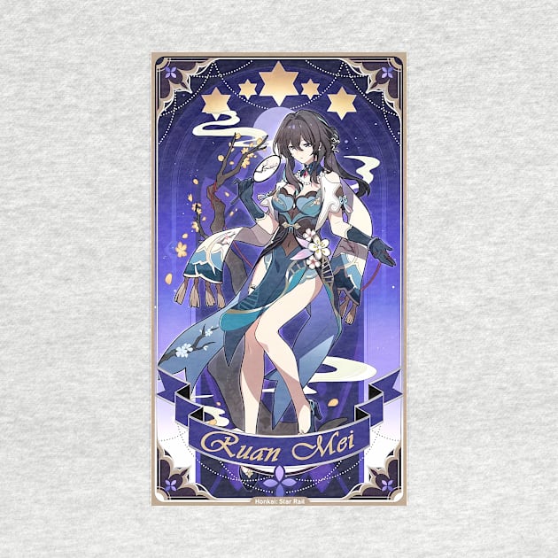 Ruan Mei Revelation Card Honkai Star Rail by kazatodoesart